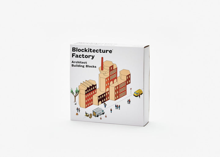 BLOCKITECTURE® Spielzeug Factory - formschöne Bauklötze für zukünftige Architekten