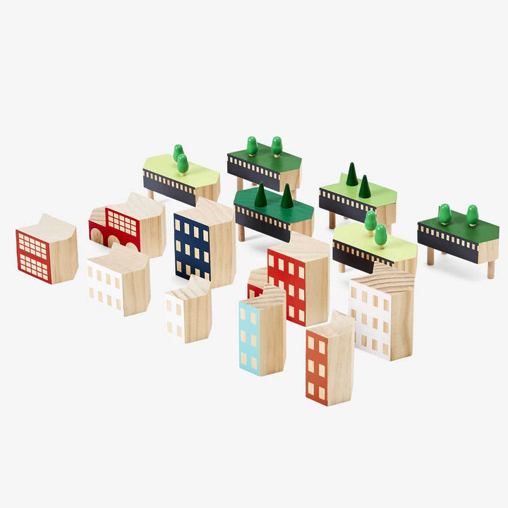 BLOCKITECTURE® Spielzeug New York City Greenway - formschöne Bauklötze für zukünftige Architekten