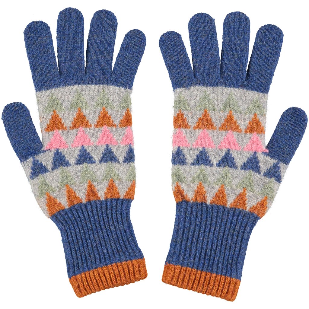 Catherine Tough Handschuhe Fingerhandschuhe aus Lammwolle Triangel Damenhandschuhe
