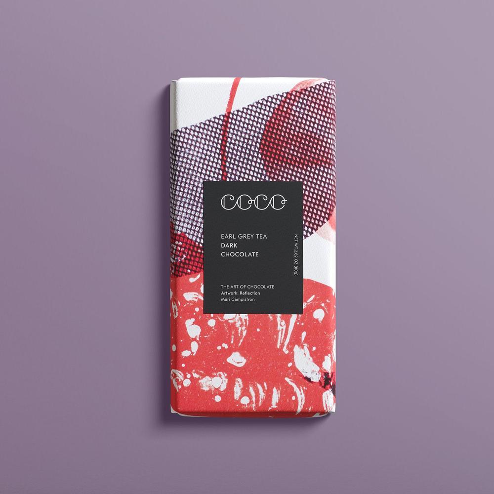 COCO Chocolatier Schokolade COCO | Dunkle Schokolade - Earl Grey