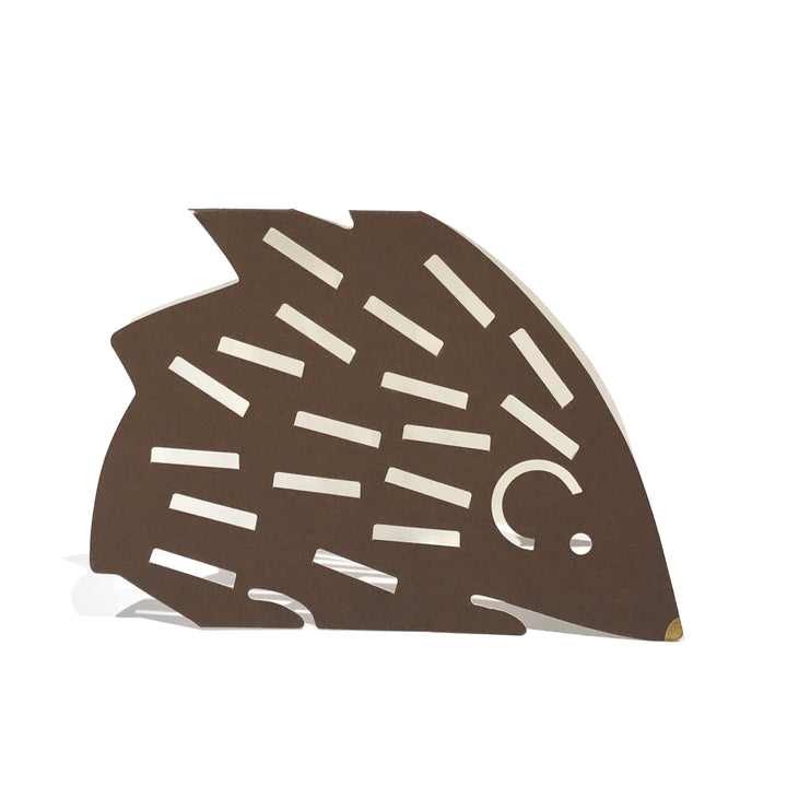 cut & make Grußkarte Igel Cut Out Karte
