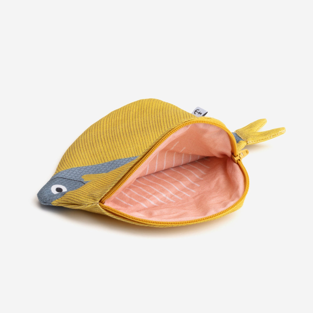 DonFisher Geldbeutel Yellow Fanfish - Baumwoll- Täschchen
