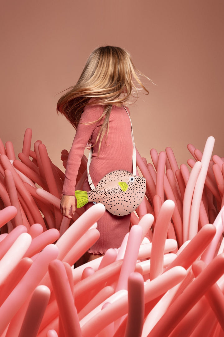 DonFisher Kindertasche Kindertasche - Small Pink Pufferfish - rosa Kugelfisch