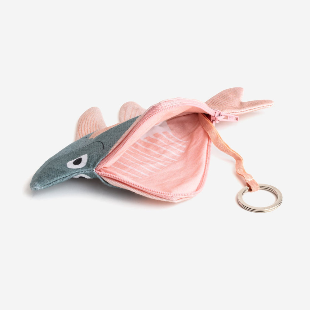 DonFisher Schlüsseltäschchen blau rosa Biddy | Schlüsselring- Täschchen