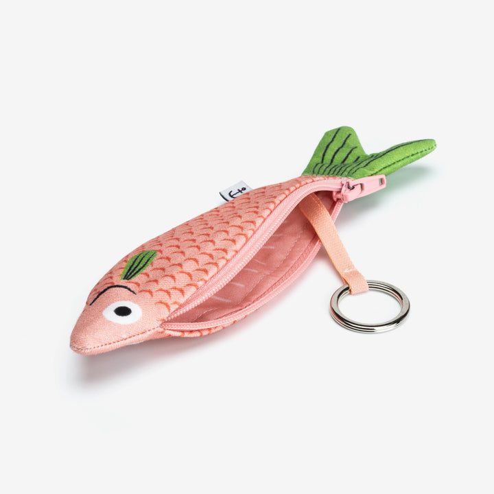 Don Fisher Schlüsseltäschchen Cardenal Pink | Fisch- Täschchen | Schlüsseltäschchen bei Nauli and Stories