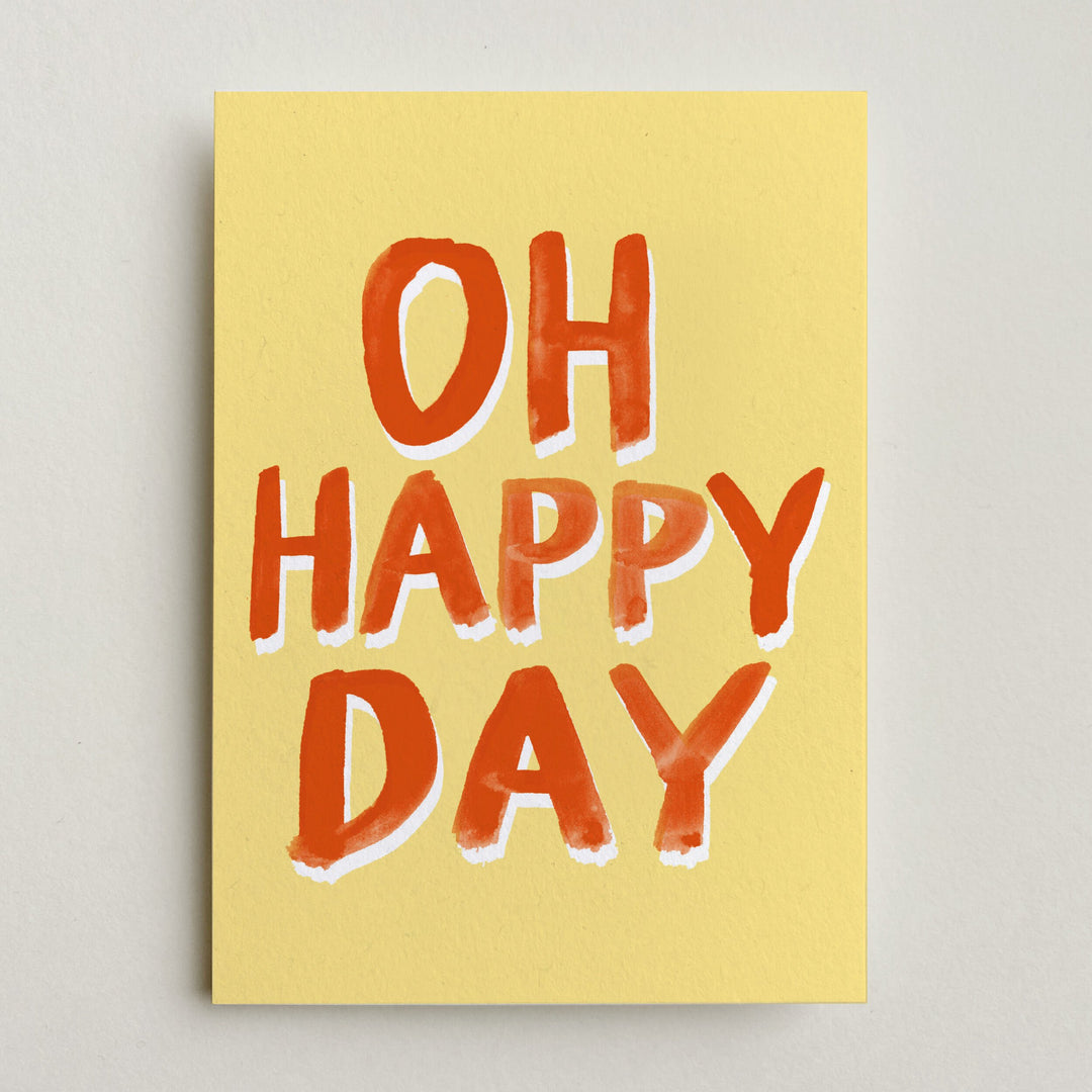 Farina Kuklinski Grußkarte Oh Happy Day!  | Grußkarte