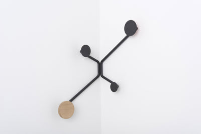 Garderobenhaken Hook für innere Ecken im 90 Grad Winkel