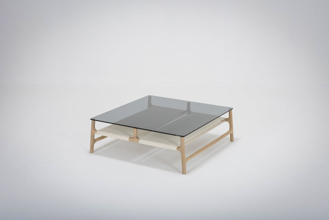 Gazzda Tisch natürlich geölt 1505 / grau FAWN coffee table | Couchtisch 90cm Breite