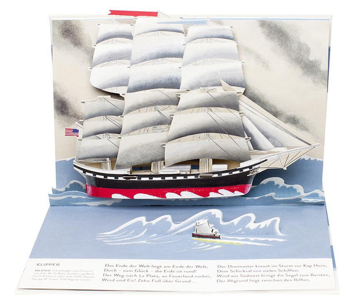 Gestalten Bilderbuch Ahoi! Eine Seereise - Eine Pop-Up Geschichte über Schiffe