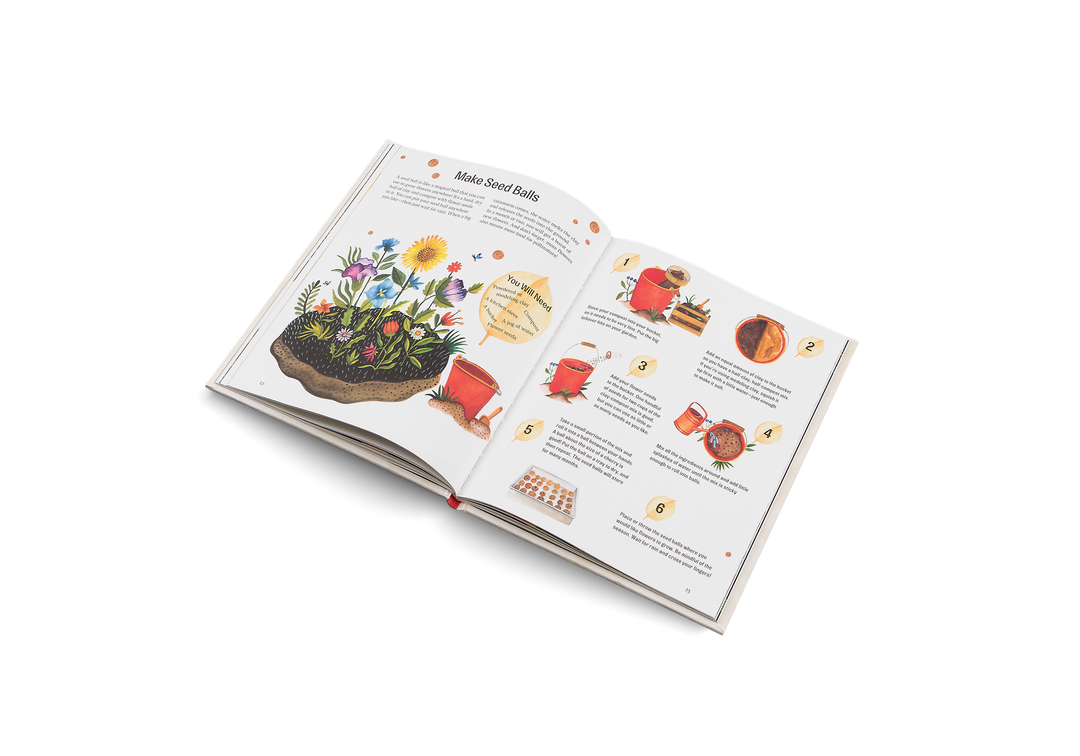 Gestalten Bilderbuch Easy Peasy - Gardening for Kids - Das Buch für kleine Gärtner