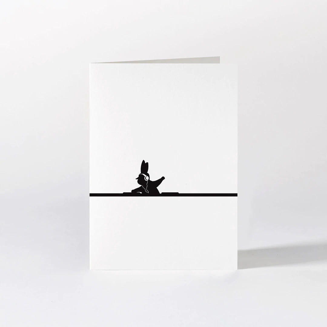 HAM by Jo Ham Grußkarte Hasen - Grußkarte - DJ Rabbit