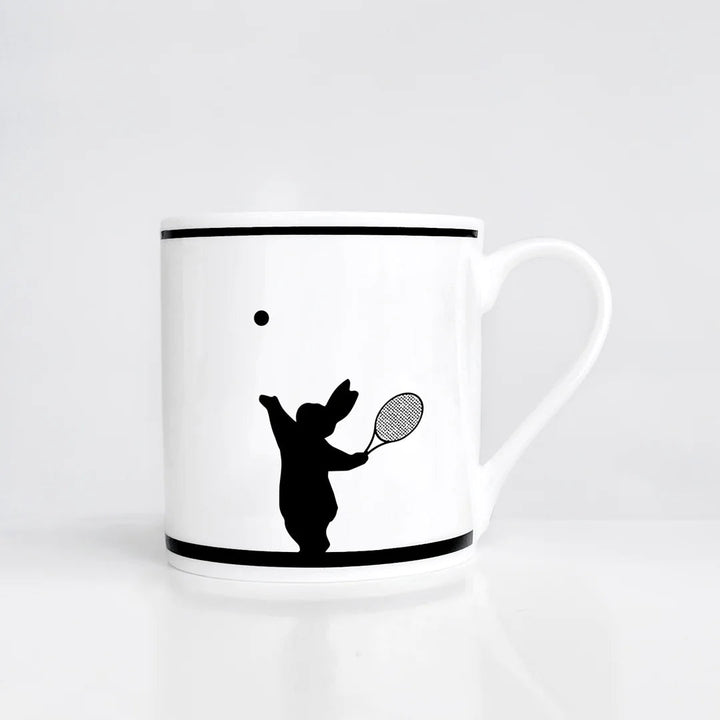 HAM by Jo Ham Kaffee- und Teetassen Tennis spielender Hase - Tasse