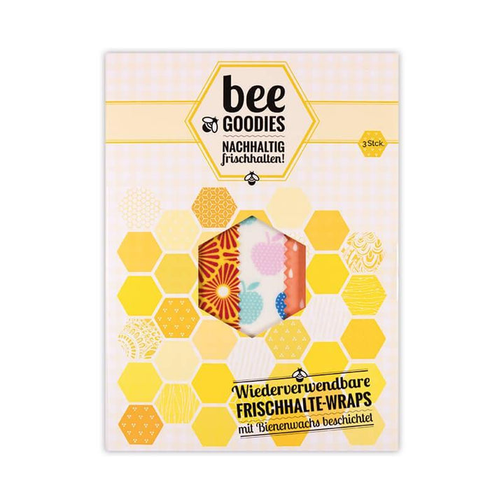 helloGreen Bienenwachstuch 3-er Set BeeGoodies 3er-Set