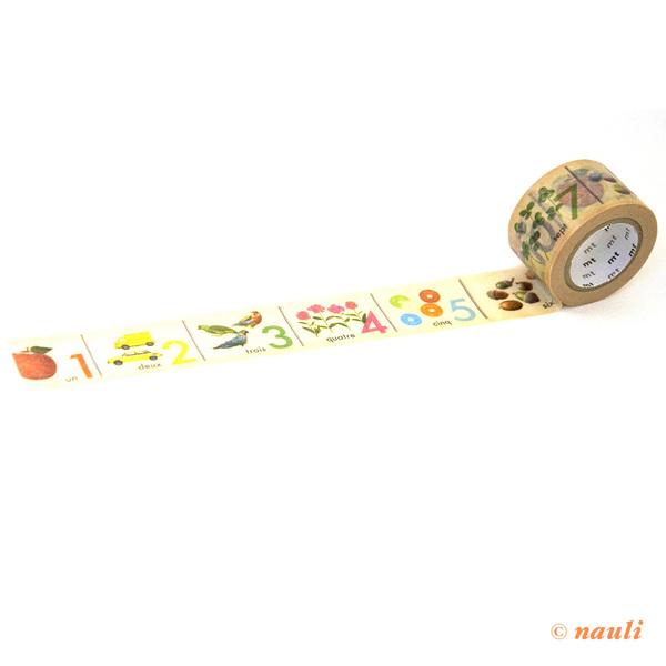 kamoi Washi Tape Numbers - Kamoi Washi Masking Tape EX  - 30mm x 10m
