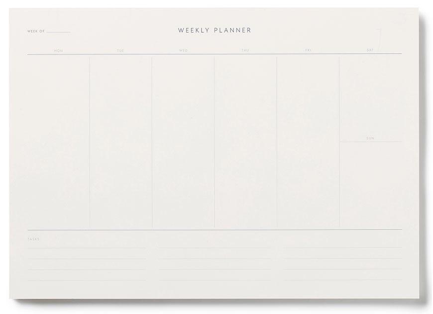 Kartotek Planer Weekly Planner DIN A4