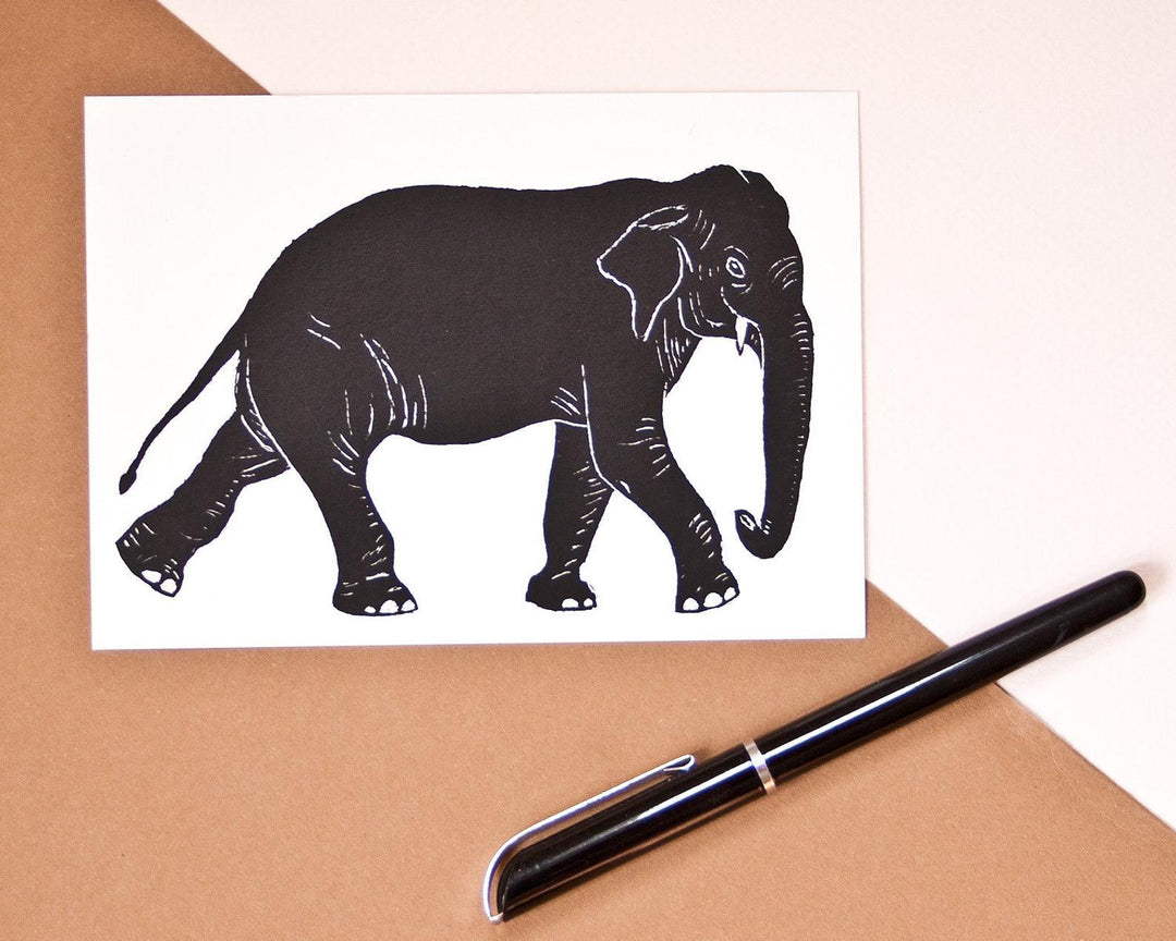 Katja Rub Grußkarte Grußkarte Elefant