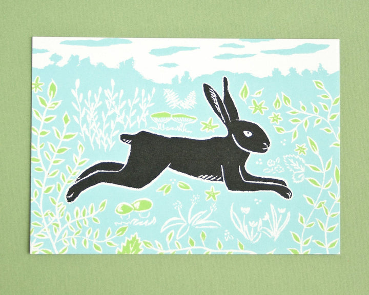 Katja Rub Grußkarte Grußkarte Hase - Postkarte nicht nur zu Ostern