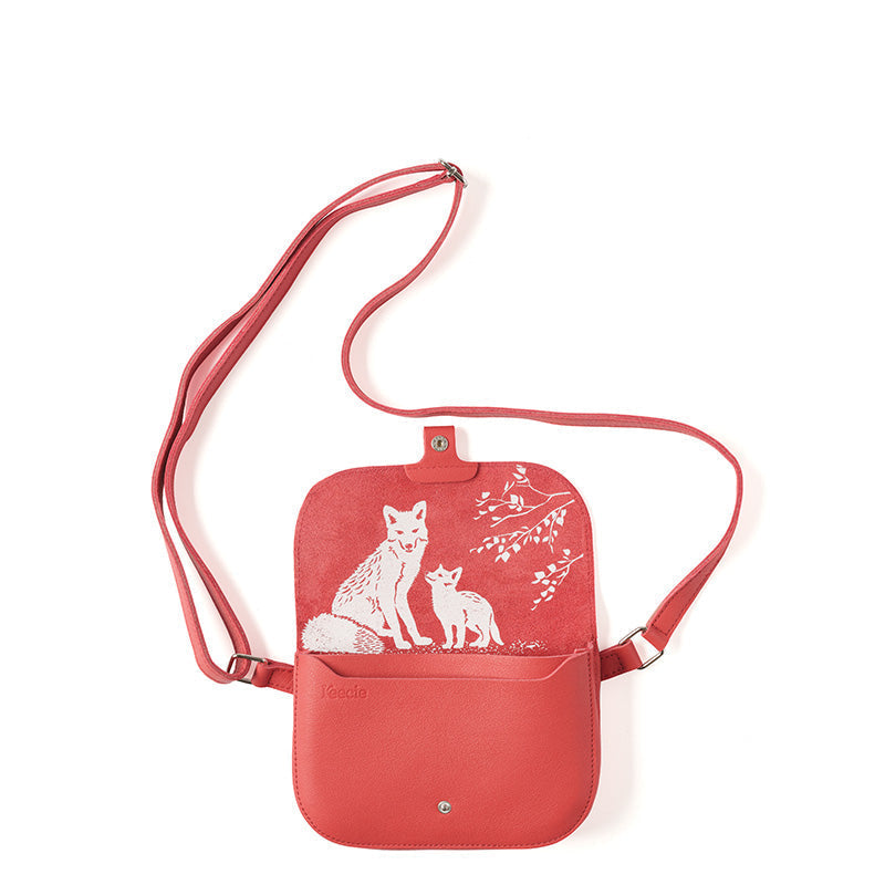 Keecie Handtasche Little Fox - kleine Handtasche - Rot