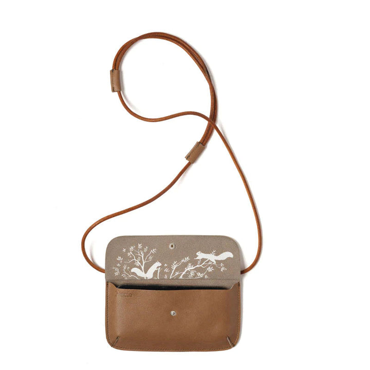 Keecie Handytasche Handytasche aus Leder - Hang on - moss