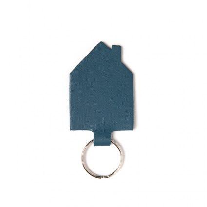 Keecie Schlüsselanhänger Schlüsselanhänger Haus blau