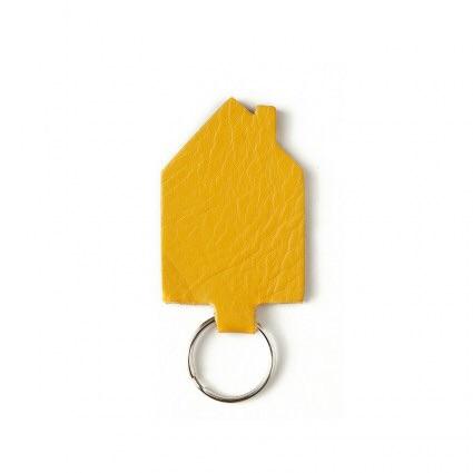 Keecie Schlüsselanhänger Schlüsselanhänger Haus gelb
