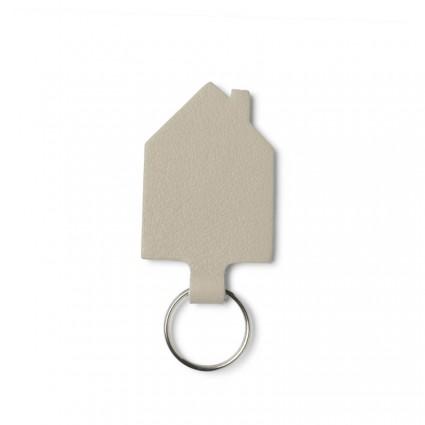 Keecie Schlüsselanhänger Schlüsselanhänger Haus grau