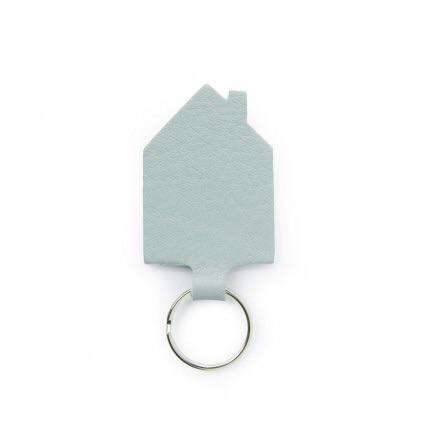 Keecie Schlüsselanhänger Schlüsselanhänger Haus hellblau mint