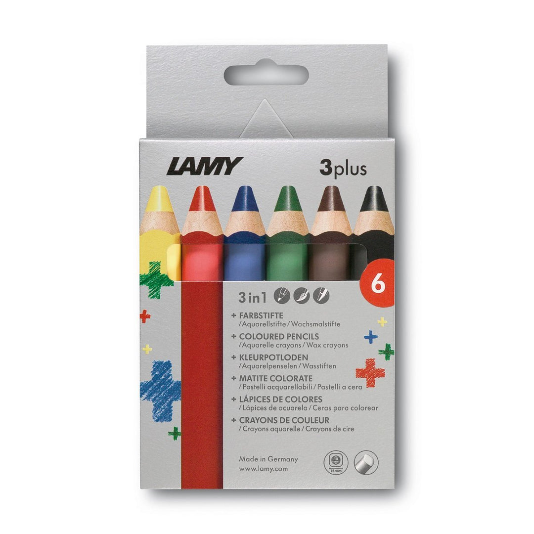 Lamy Buntstifte Lamy 3plus 6er Set dicke Buntstifte für Kleinkinder