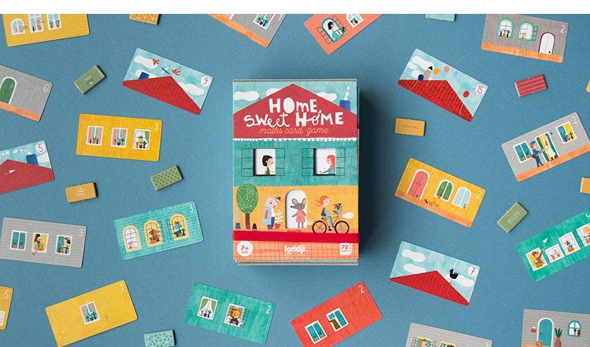 Londji Brettspiele Home Sweet Home - Strategie- und Mentalarithmetik- Spiel