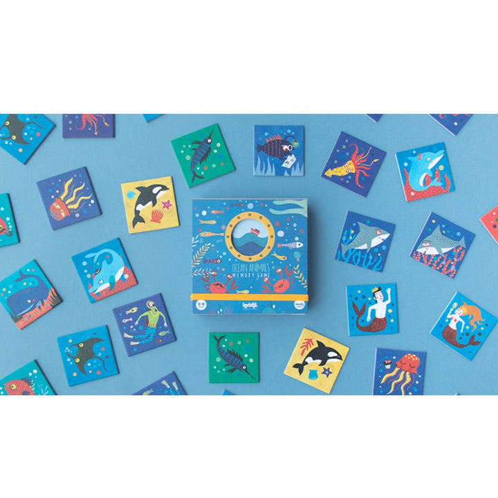 Londji Brettspiele Ocean Animals Memo Spiel