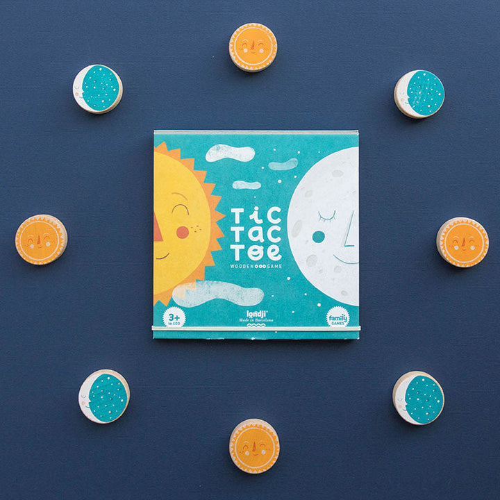 Londji Brettspiele Tic Tac Toe - Sonne & Mond