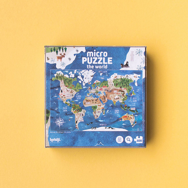 Londji Micro Puzzle the world - 600 Teile