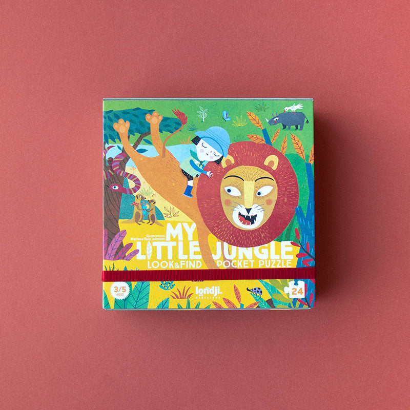 Londji Spiel My Little Jungle - Puzzle mit 24 Teilen