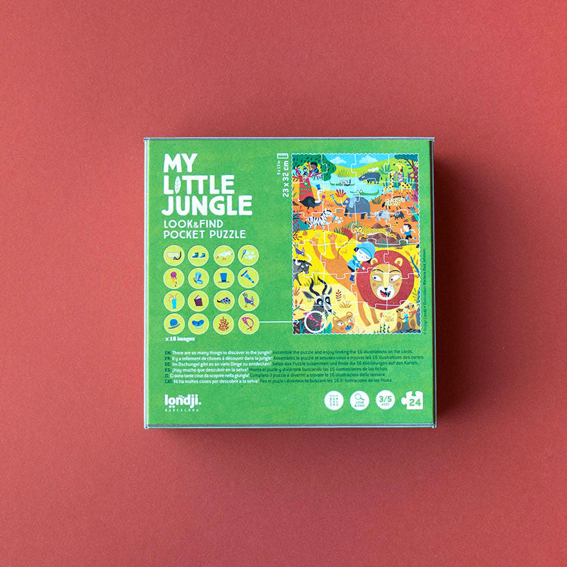 Londji Spiel My Little Jungle - Puzzle mit 24 Teilen