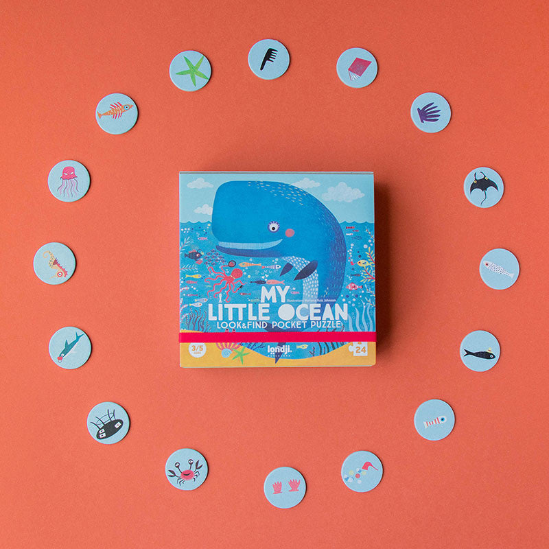 Londji Spiel My Little Ocean - Puzzle mit 24 Teilen