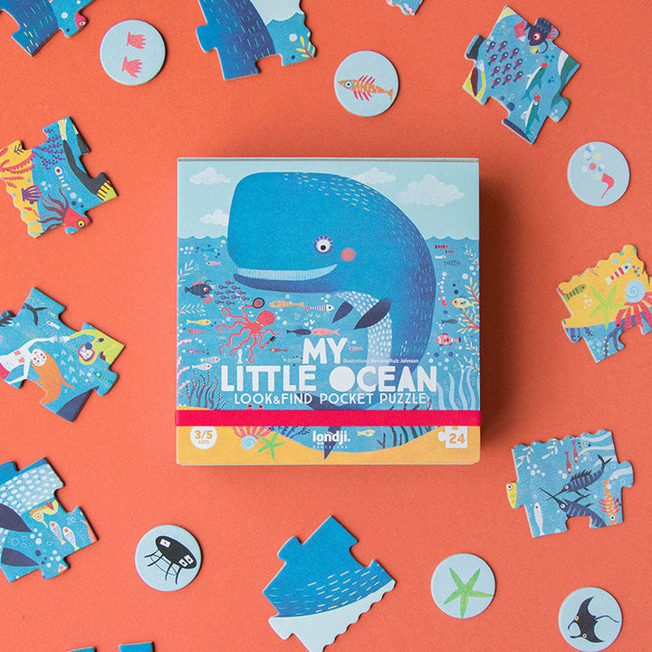 Londji Spiel My Little Ocean - Puzzle mit 24 Teilen