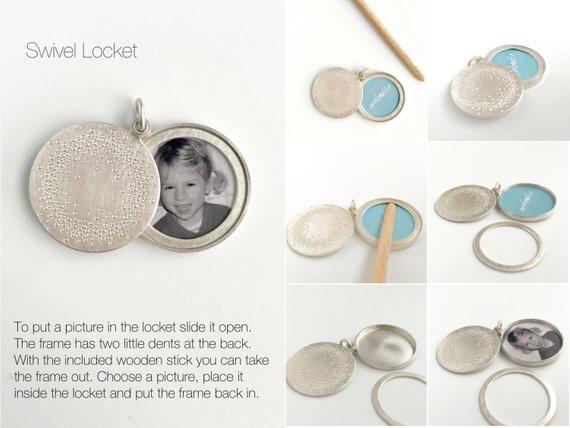 Mabotte Medaillon Kleines Medaillon aus Silber Feuerwerk von Mabotte bei Nauli and Stories