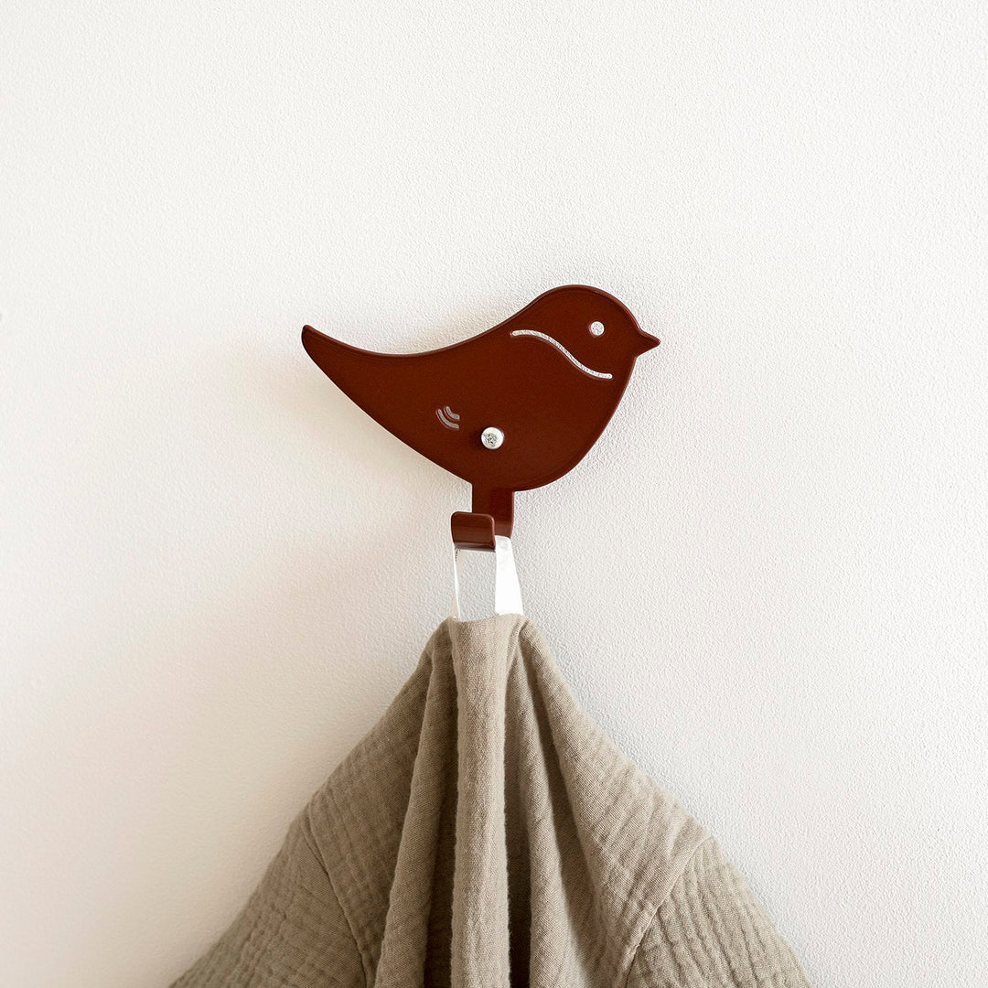 Marnelly AB Kids Wall Hook Bird Brown