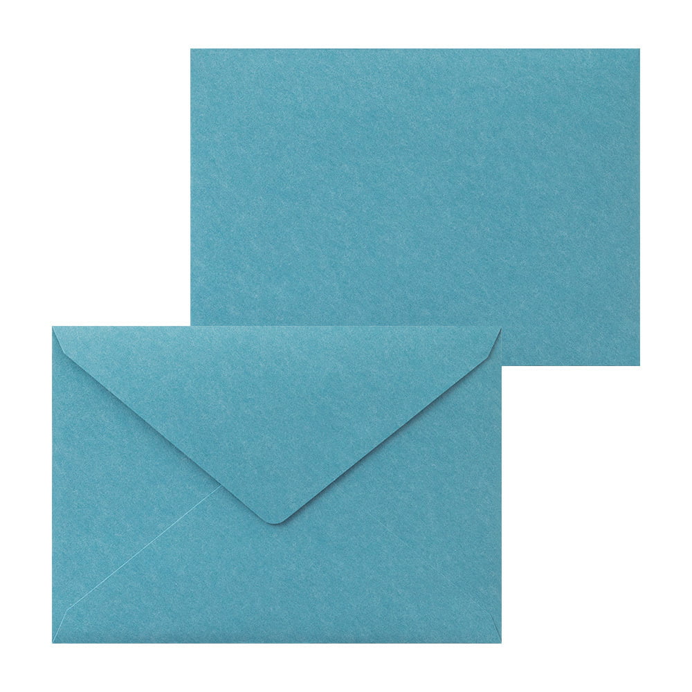 Midori Briefpapier Briefpapier - blau rot - Letterpress