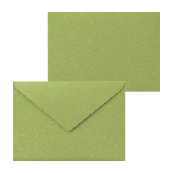 Midori Briefpapier Briefpapier gelbe Blumen - Letterpress