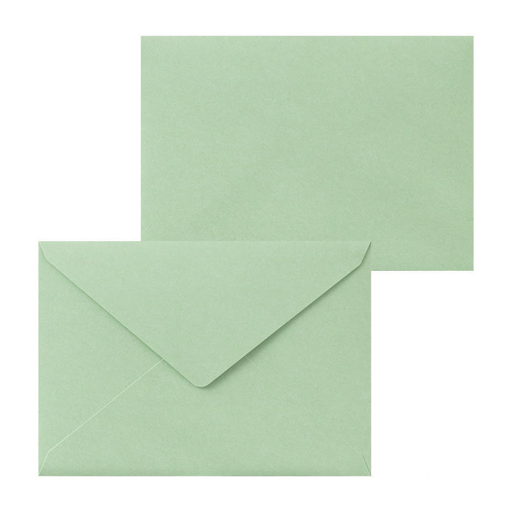 Midori Briefpapier Briefpapier rote Blüten - Letterpress