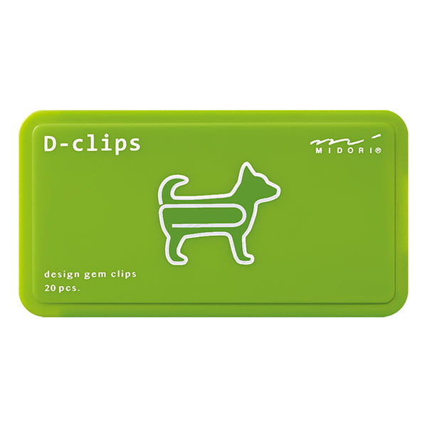 Midori Büroklammer D-Clips - Büroklammern - Hund