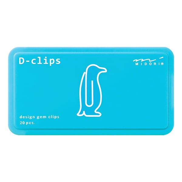 Midori Büroklammer D-Clips - Büroklammern - Pinguin
