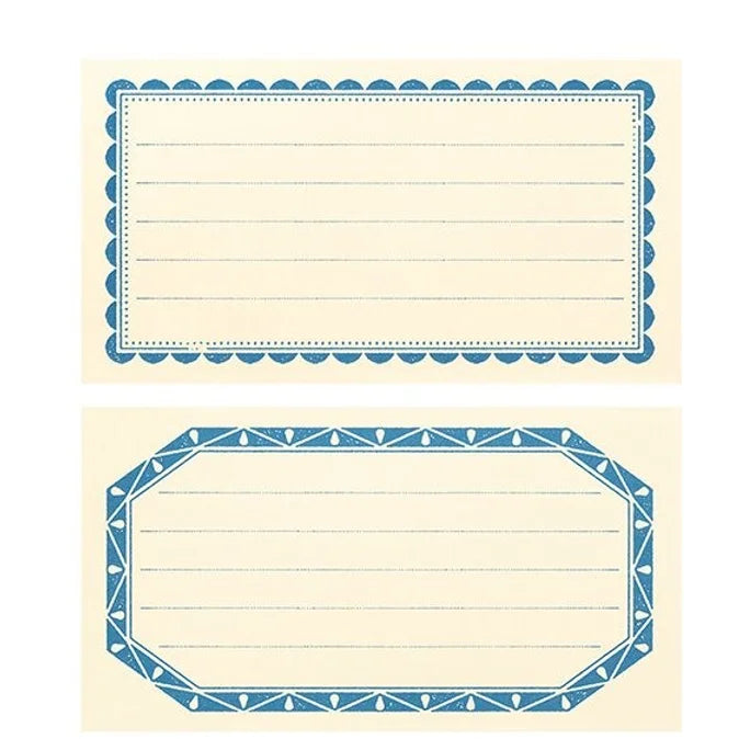Midori Lettersets & Letter Paper - Message Letter Card Set - one stroke letter paper - cream