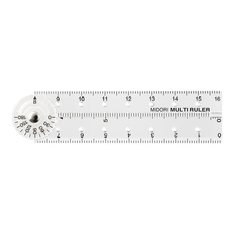 Midori Lineal Midori 16cm Multi Ruler  | Klapplineal