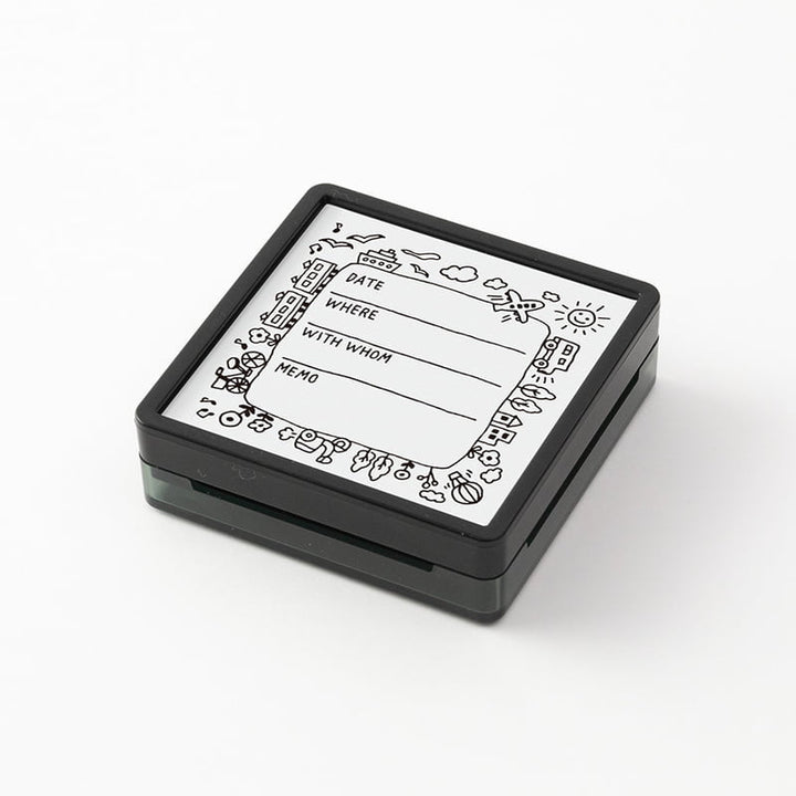 Midori Stempel Paintable Stamp pre-inked Going Out Record