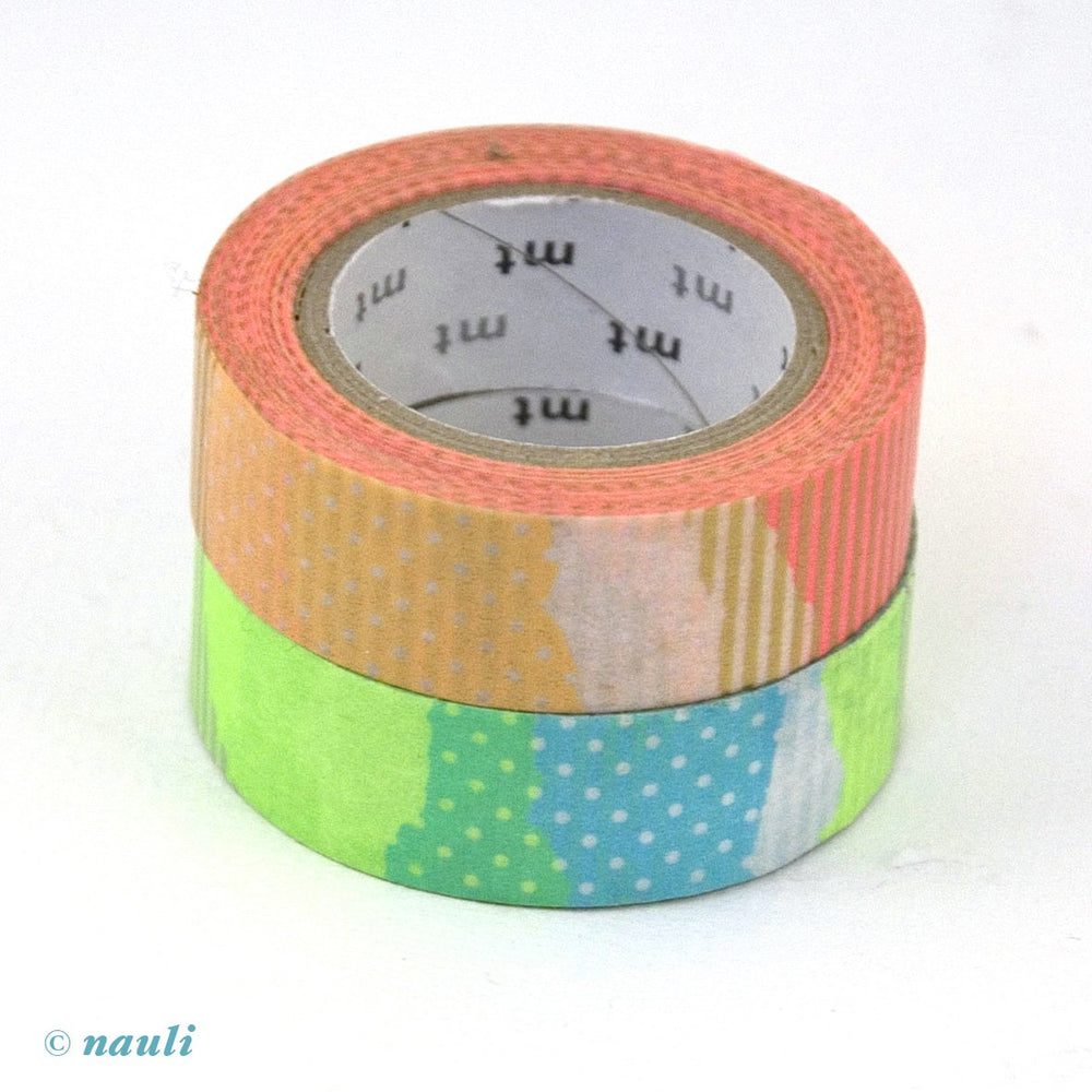 MT Washi Tape Washi Masking Tape tsugihagi neon