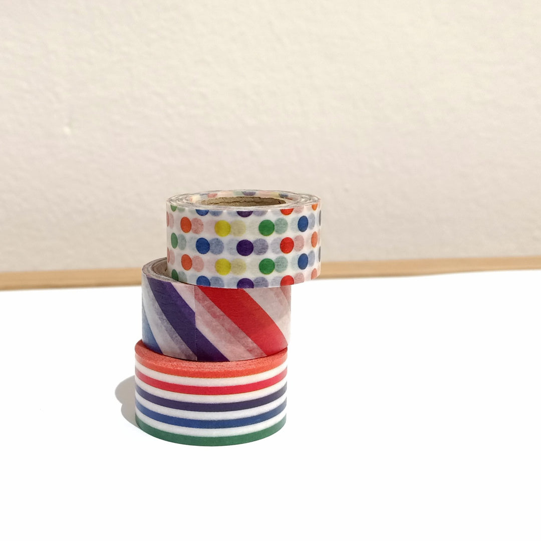 MT Washi Tape Washi Tape mt for kids colorful / stripe x dot x border