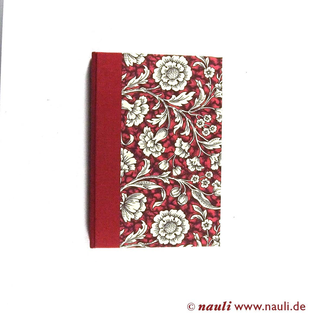 Nauli Adressbuch Adressbuch A6 Renaissance Blumen rot