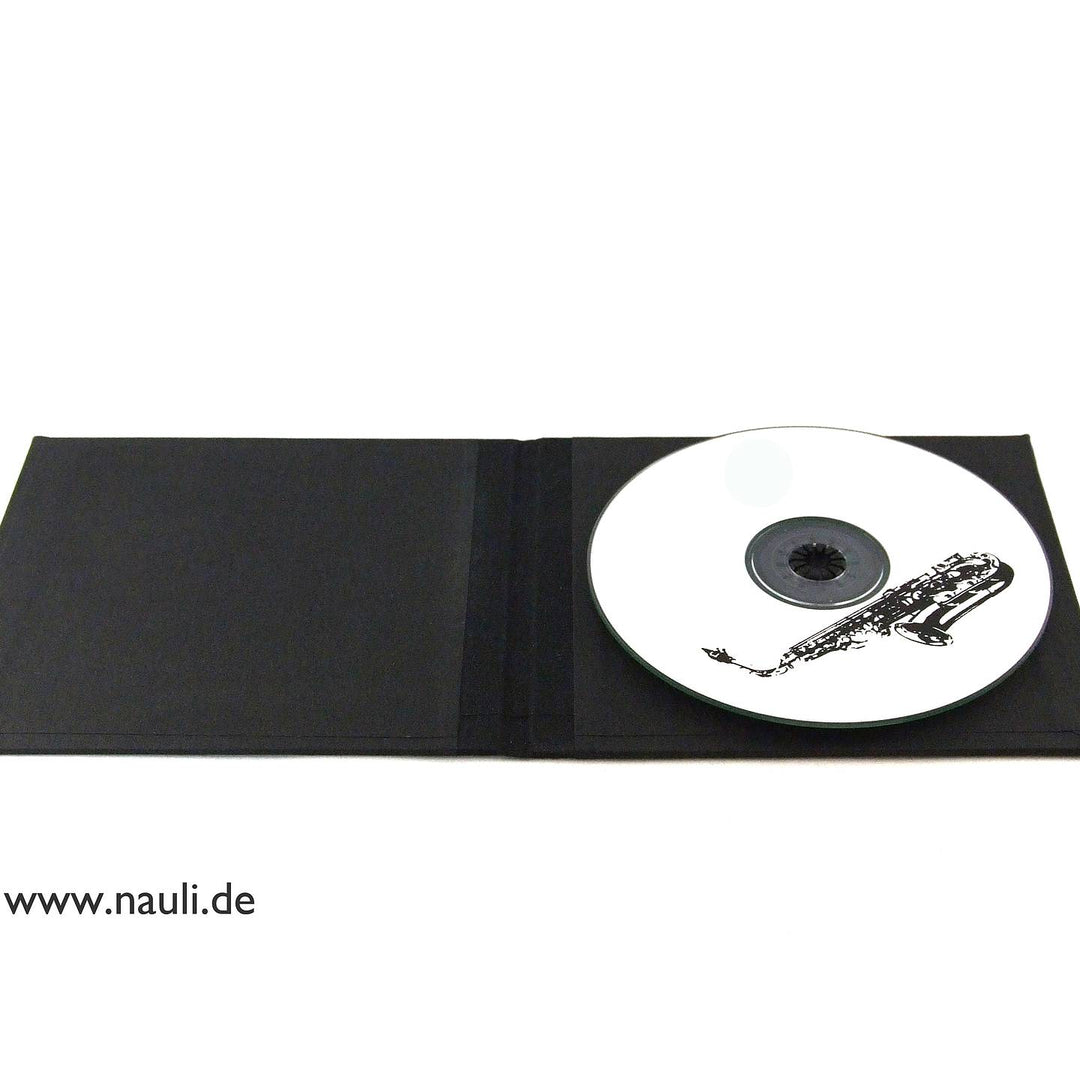 Nauli CD / DVD Hülle für 1 CD CD / DVD Hülle ganz schwarz